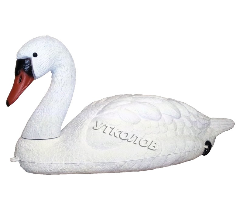 Чучело разборное пластиковое "Белый лебедь отдыхающий 591 AV" (Sport Plast)