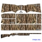 камуфляжная пленка для ружья трава 6 утколов наклейка защита оружтя маскировка для ружья охоты