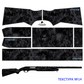 черная камуфляжная пленка для ружья текстура 14 утколов камуфляжные наклейки и пленки для оружия