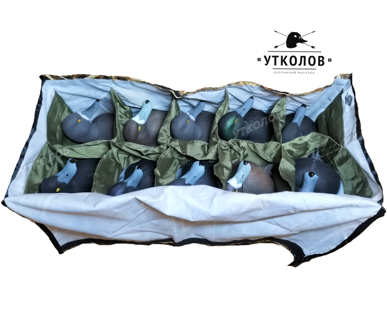 Сумка-переноска с ячейками для утиных чучел | Охотничий магазин «Утколов»